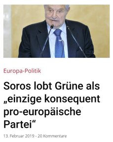 Soros und die GRÜNEN