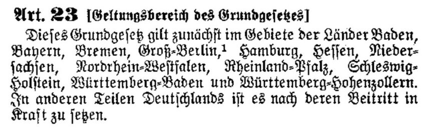 Das Grundgesetz
