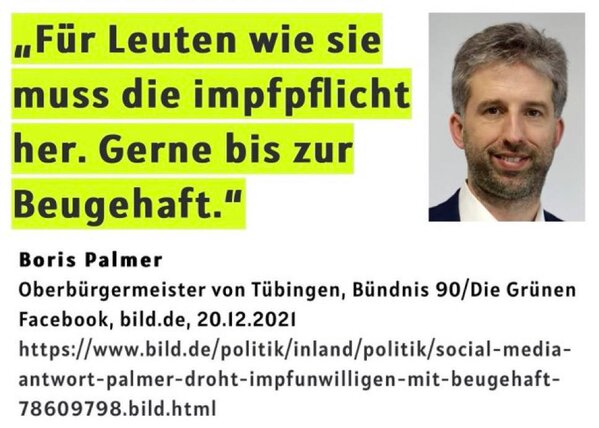 Boris Palmer zur Impfpflicht