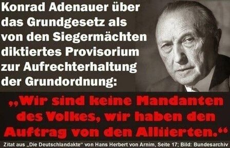 Konrad Adenauer zum Grundgesetz