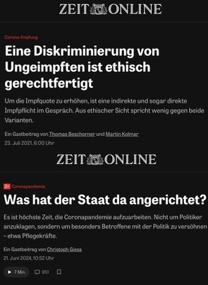 Die Diskriminierung der Ungeimpften