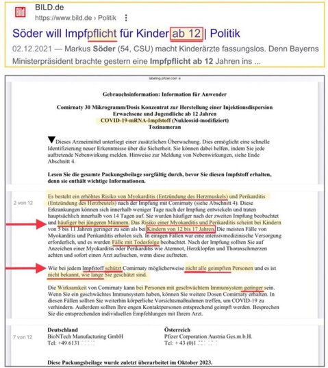 Bild.de - Söder Impfpflicht Forderung