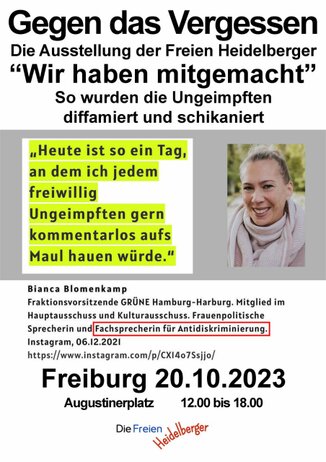 Gegen das Vergessen