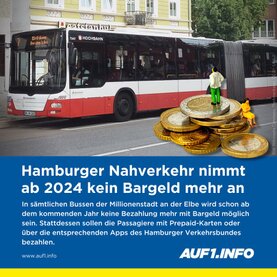 Hamburger ÖV nimmt kein Bargeld mehr