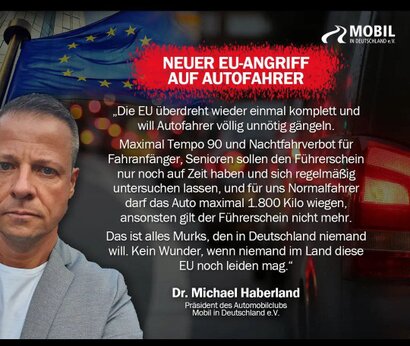 EU Angriff auf Autofahrer