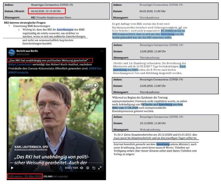 Karl Lauterbach zum RKI