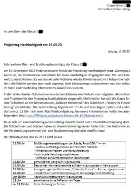 Projekt Nachhaltigkeit