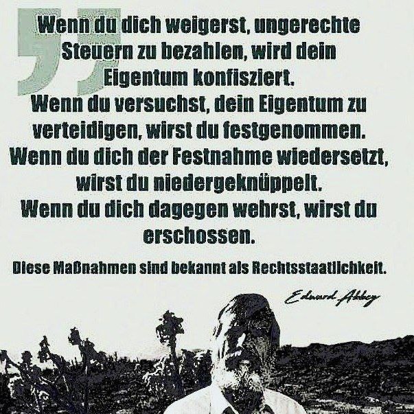 Der Staat arbeitet gegen Dich