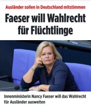 Faeser will Wahlrecht für Flüchtlinge