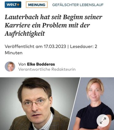 Karl Lauterbach und seine Karriere