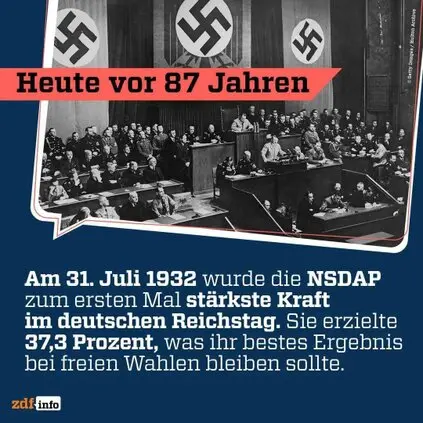 NSDAP zur Wahl am 31.7.1932